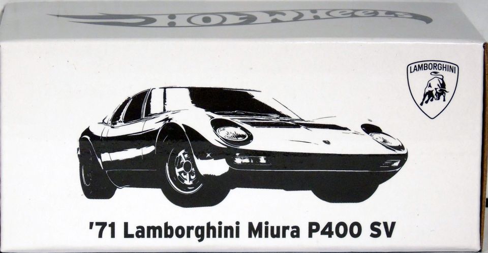 Hot Wheels RLC 71 Lamborghini Miura P400 SV